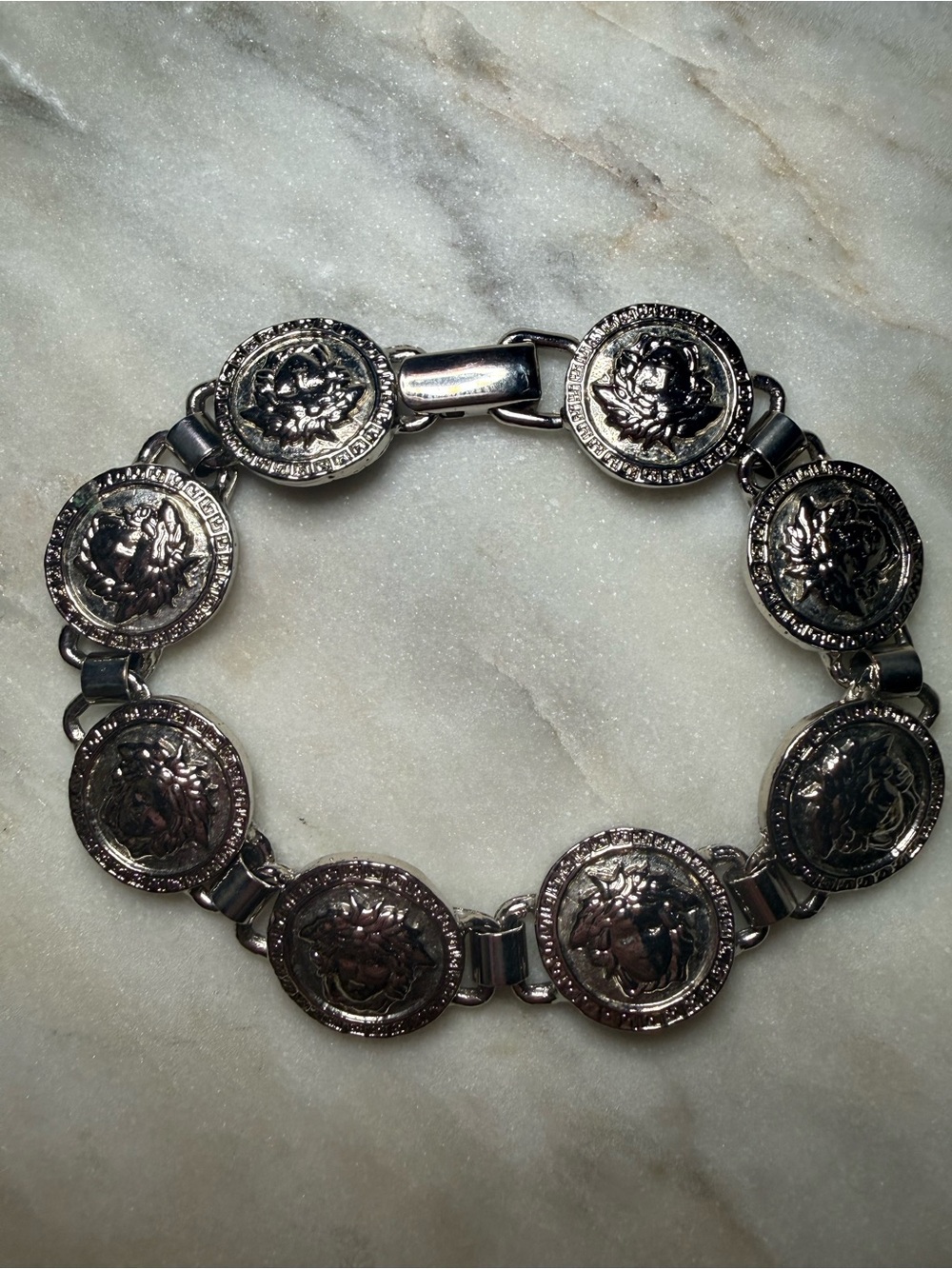 Vintage Gianni Versace Coin Motif Bracelet
